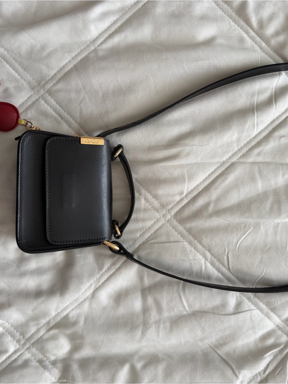 Levi's Black Mini Crossbody with Gold Accents